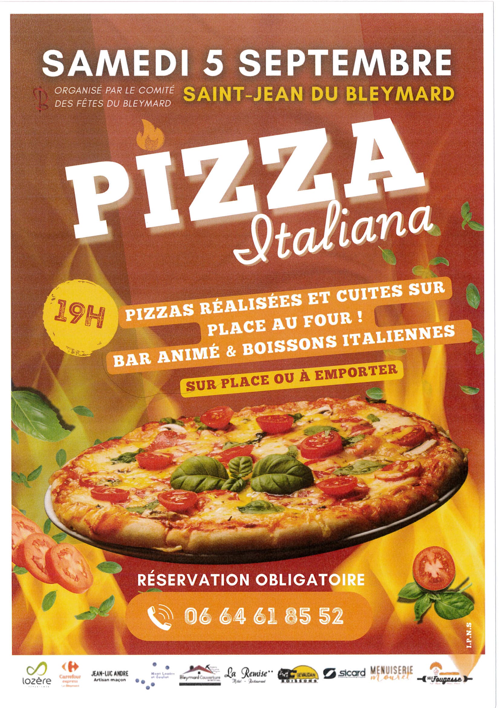 Soiree pizzas