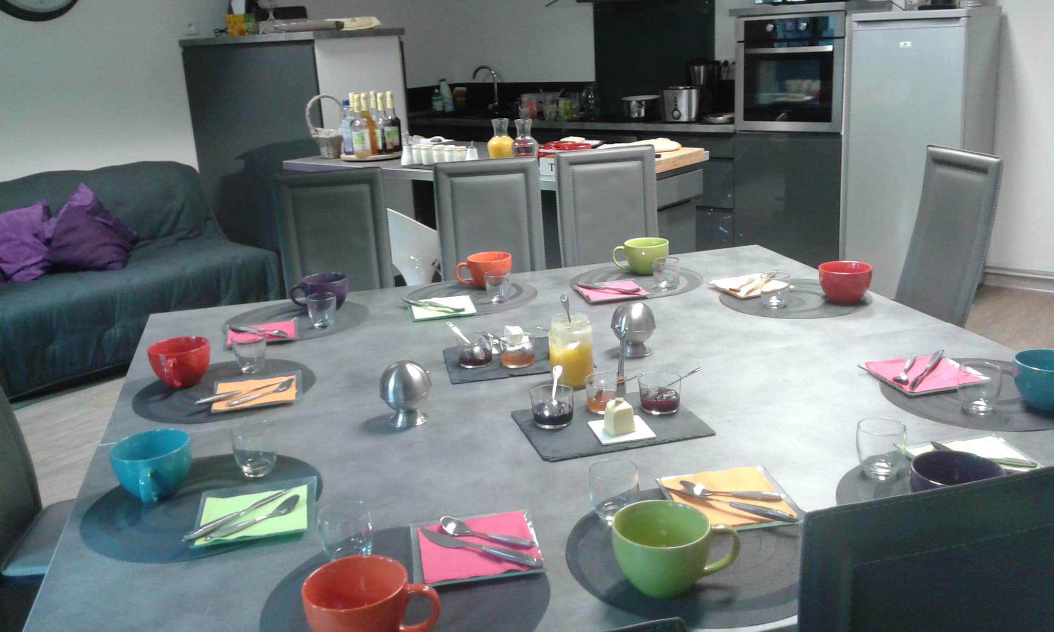 Table du petit dejeuner