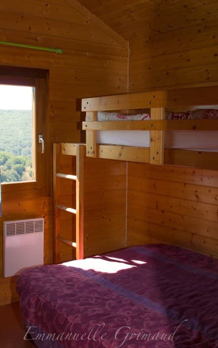 Chambre chalets moyens La Tchourette