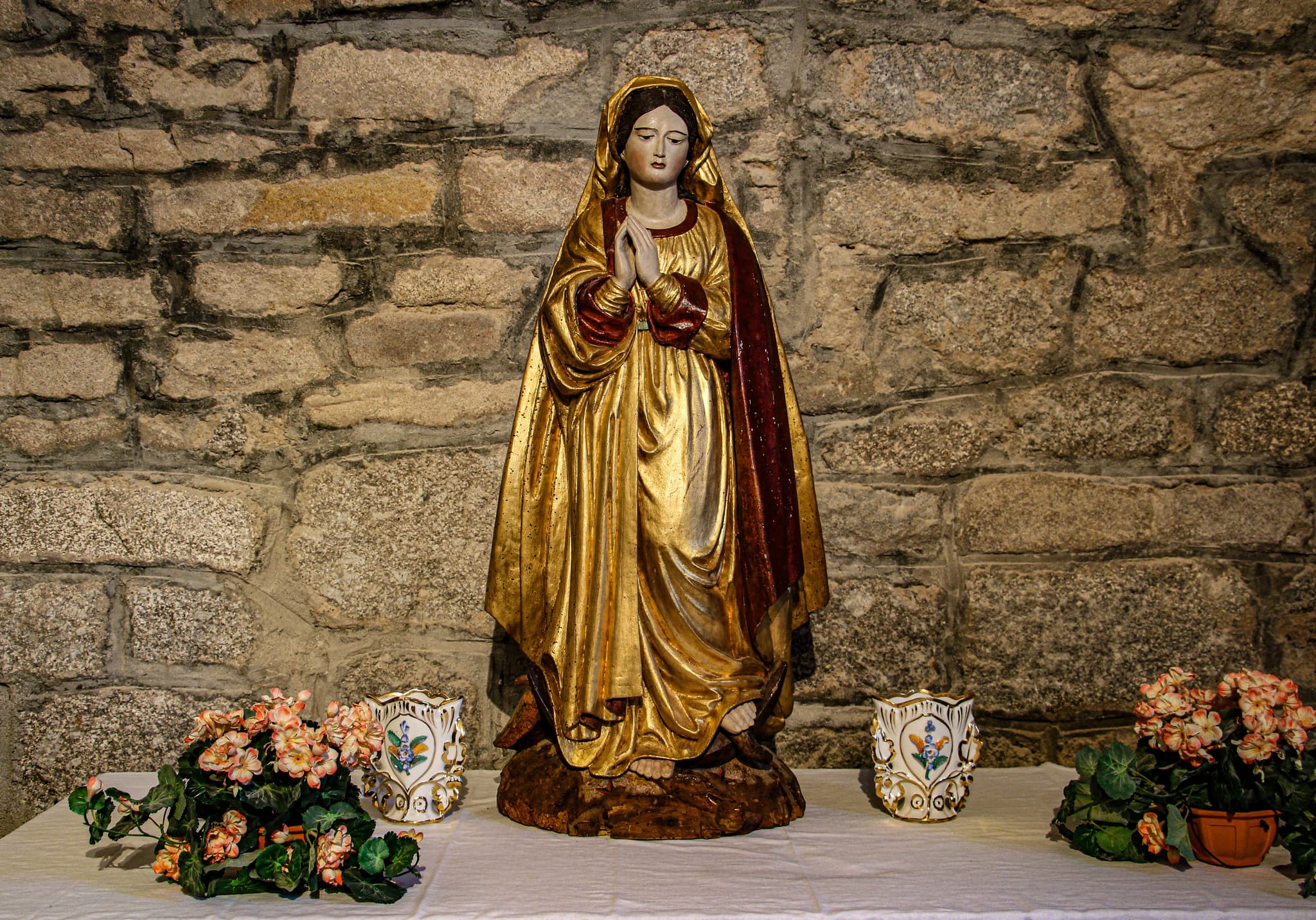 Vierge - Église Prinsuéjols