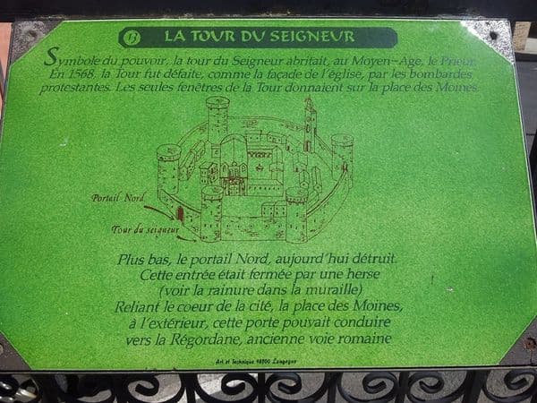 Plaque du Parcours historique