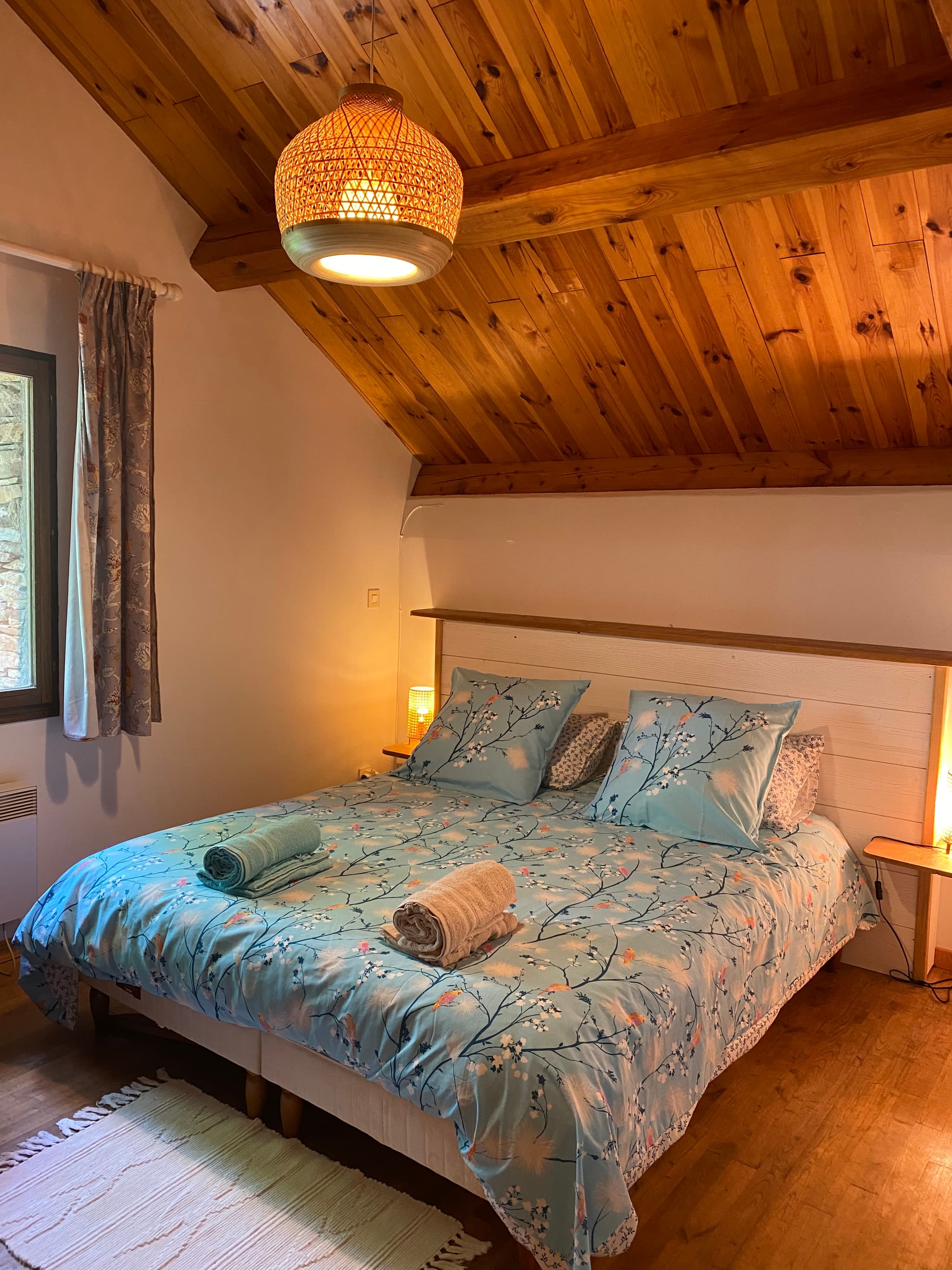 Chambre côté lit