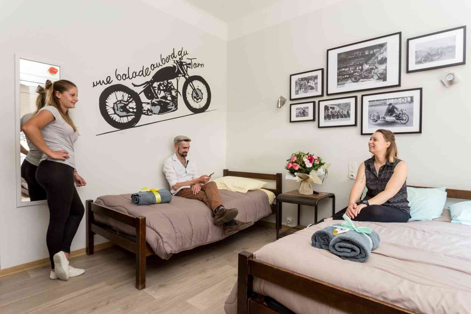 Chambre hôtel des Bateliers