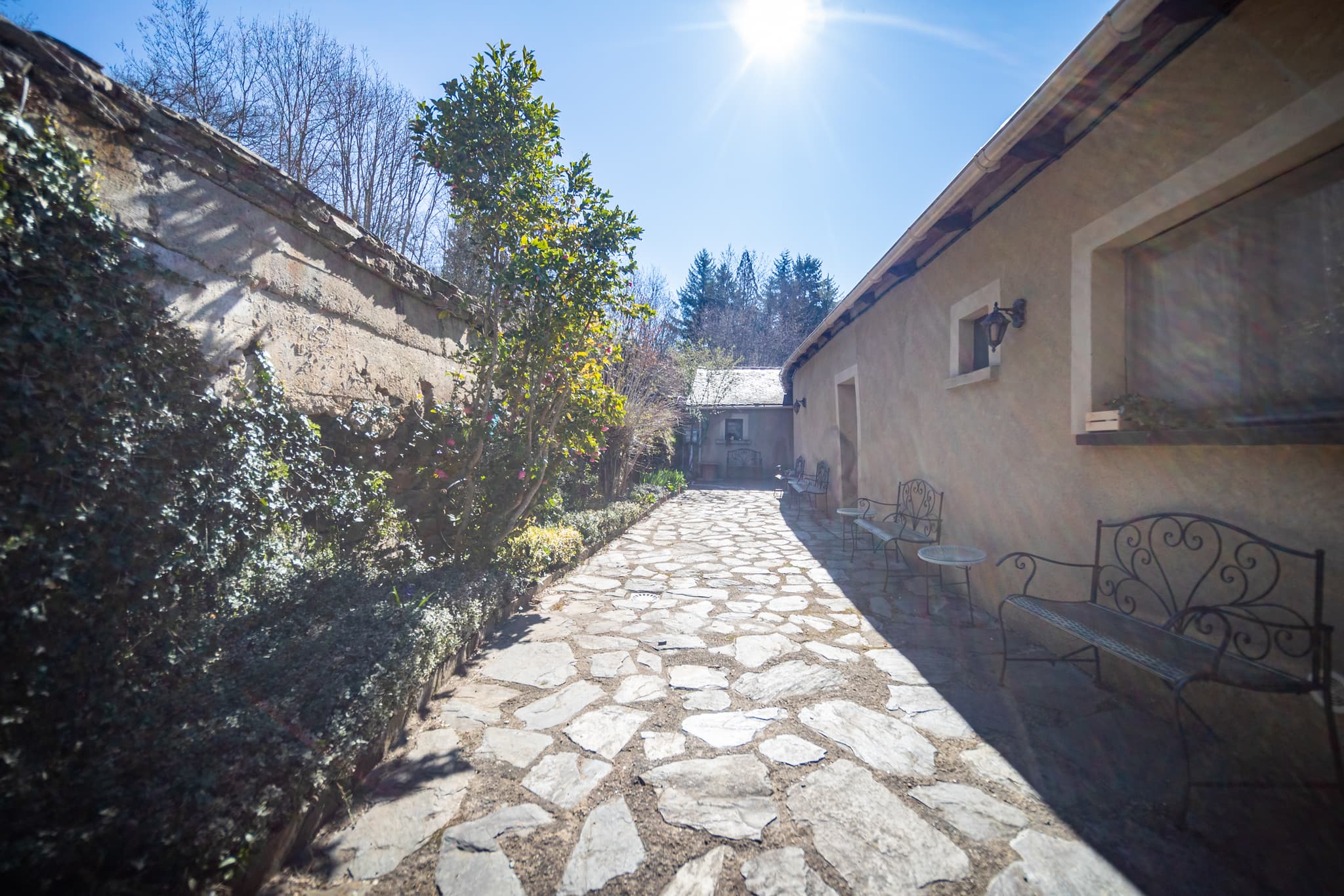 Terrasse des chambres d'hote