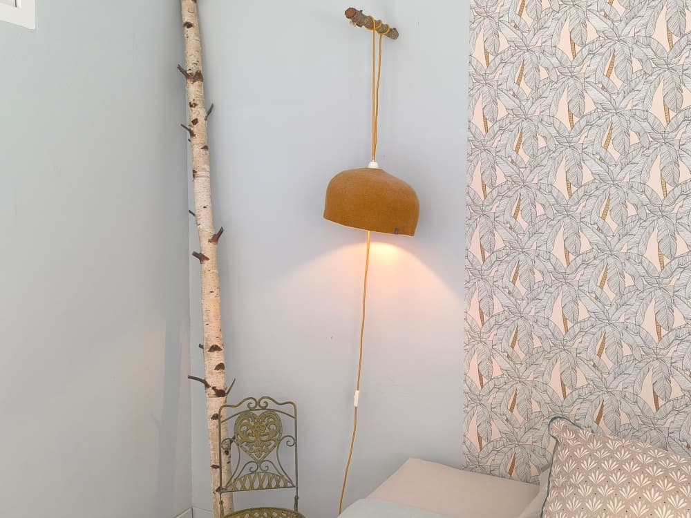 Julie détail lampe papier