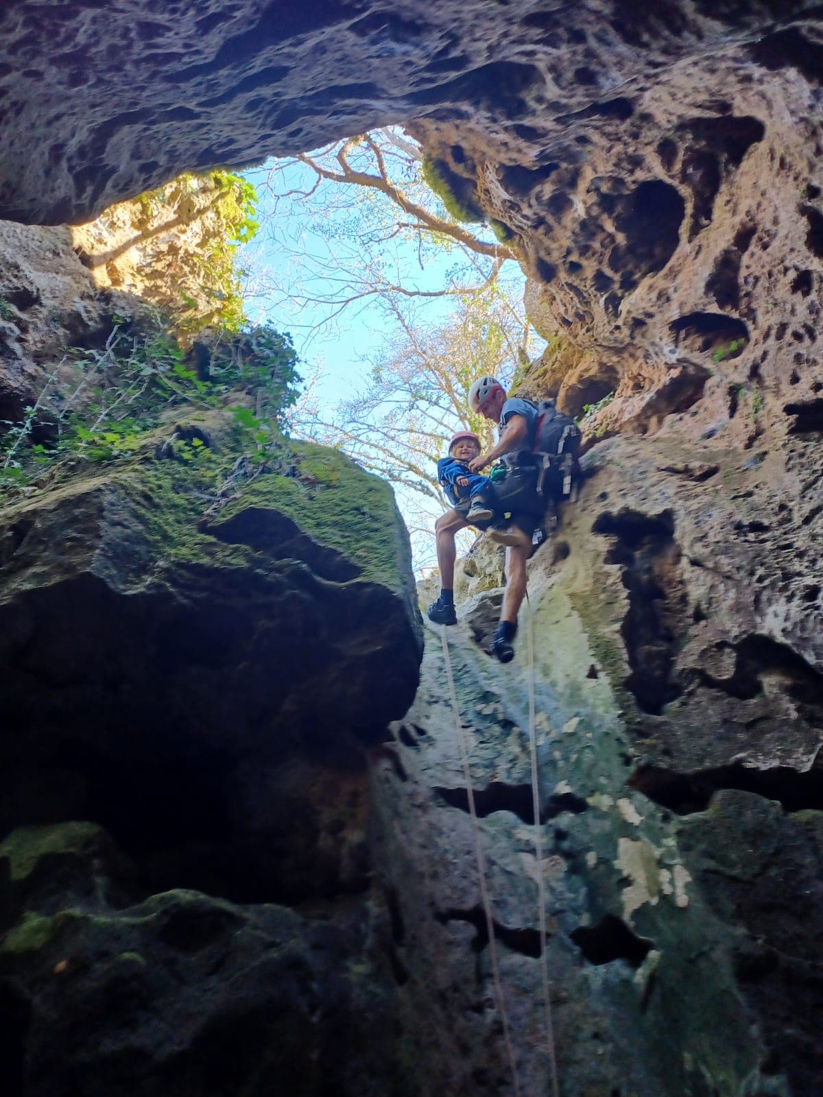 Escalade-enfant-lozere
