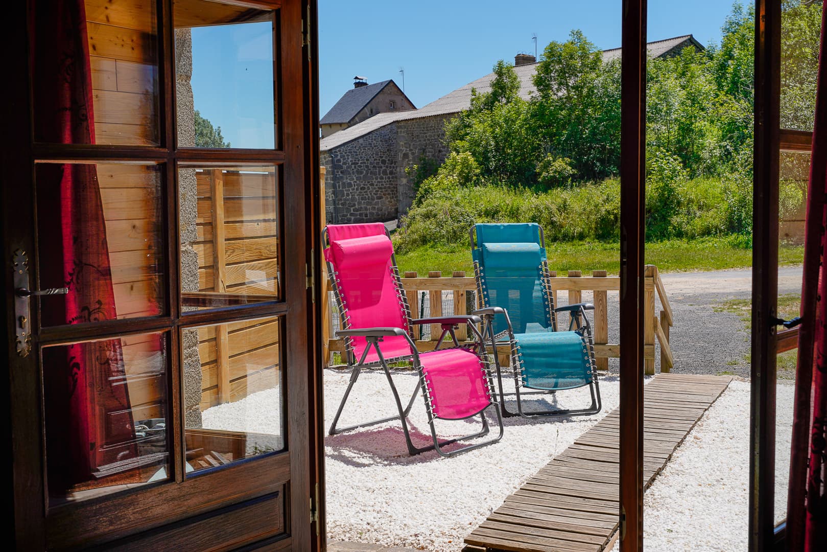 La terrasse - Gîte La Bergerie