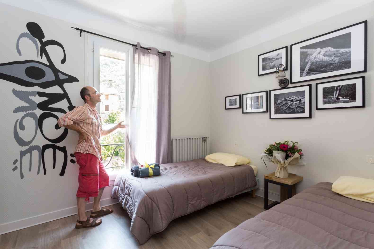 Chambre hôtel des Bateliers
