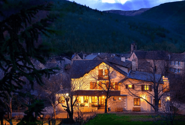 Restaurant niché dans un coin de nature