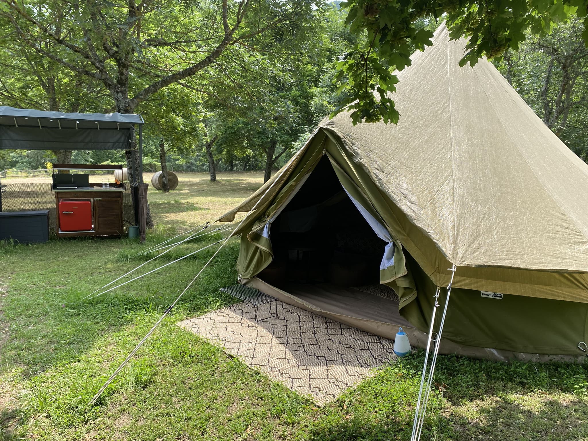 Tente confort pour 3 (un seul espace)