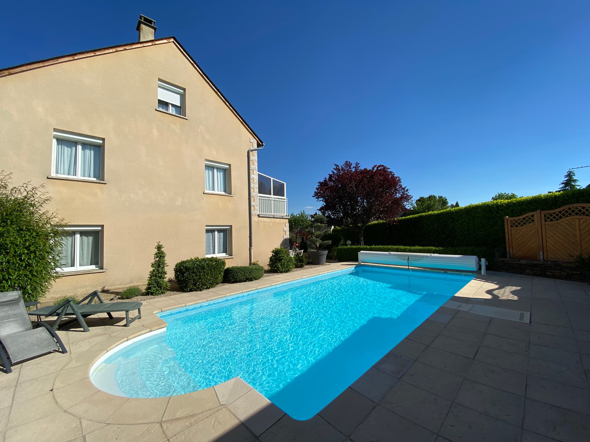 Vue piscine