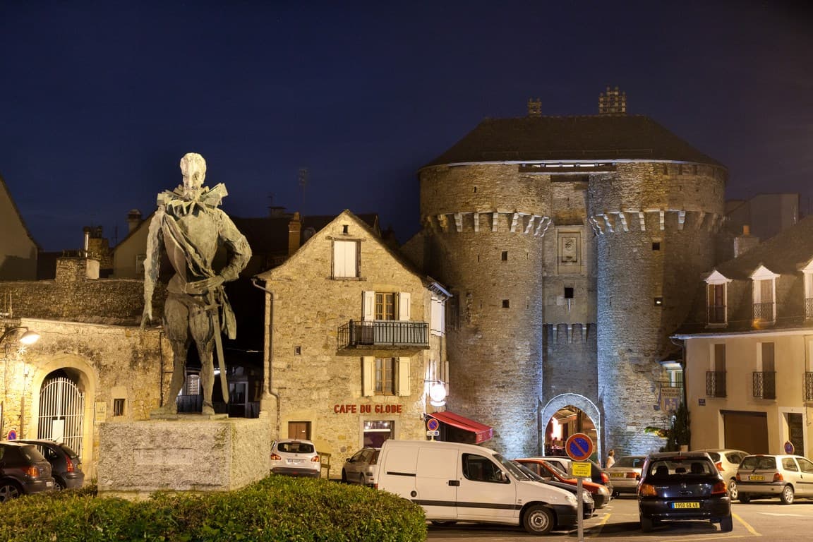 Place du Soubeyran de nuit