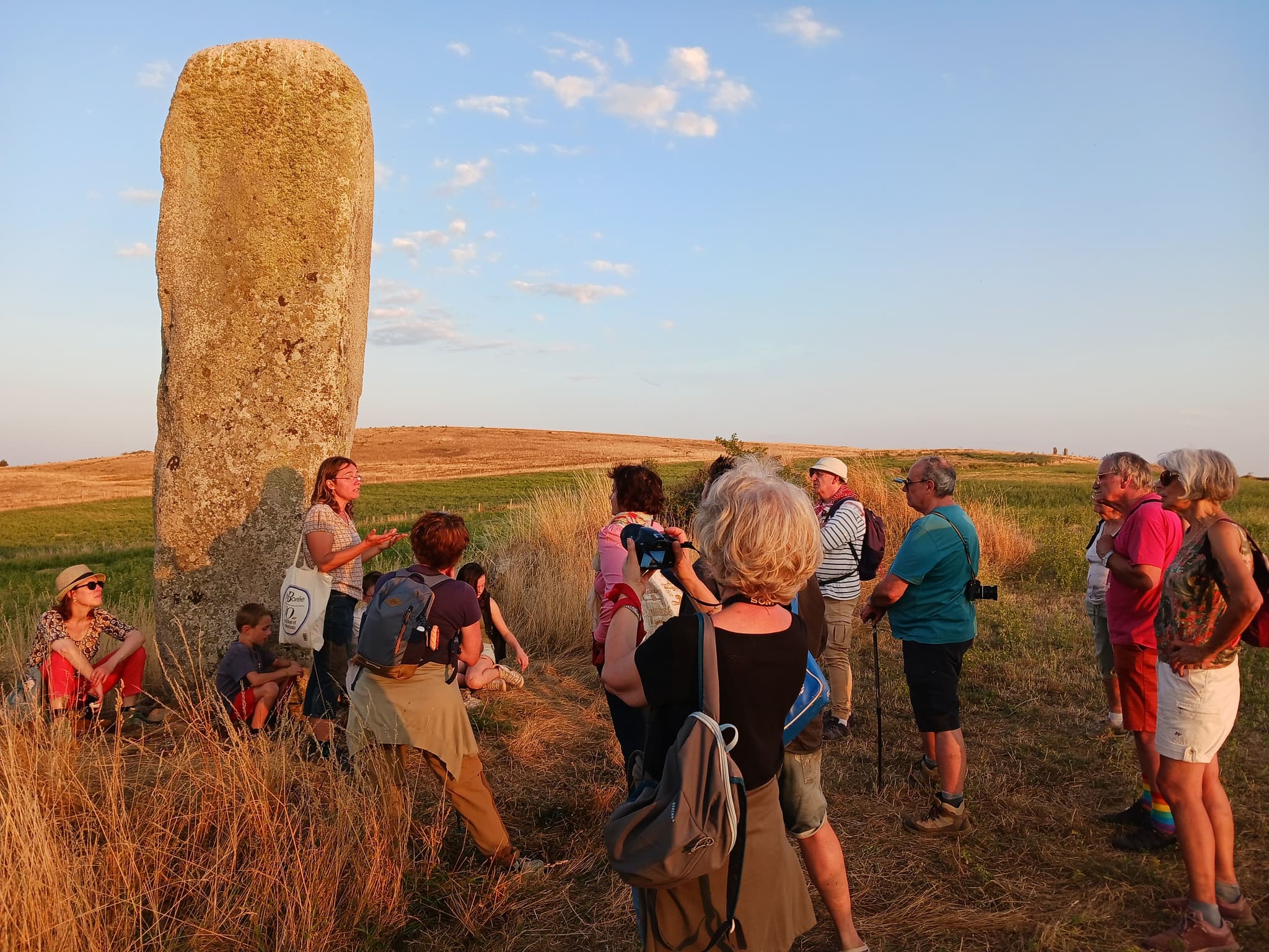 Visite guidée des menhirs