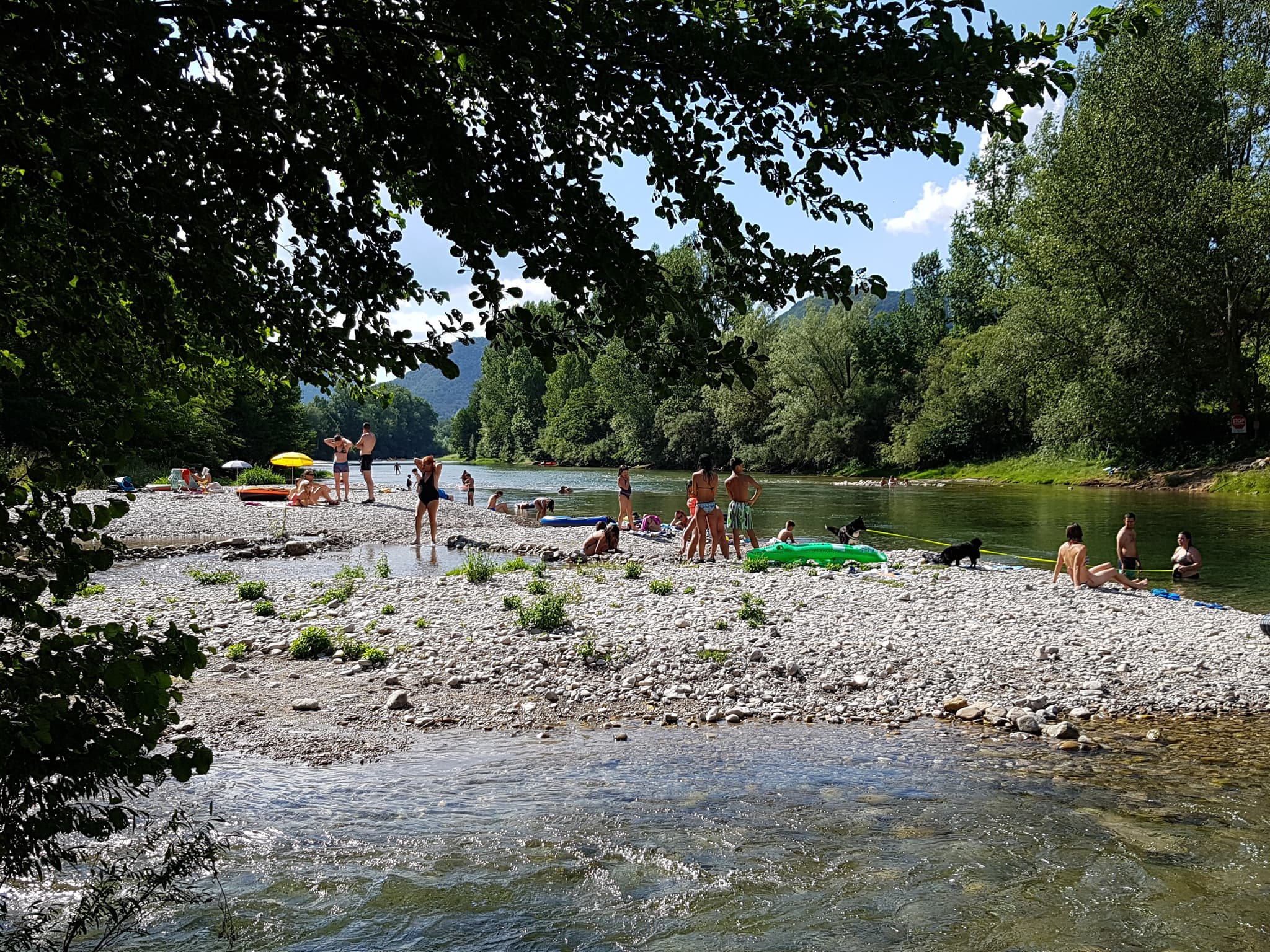 Plage camping