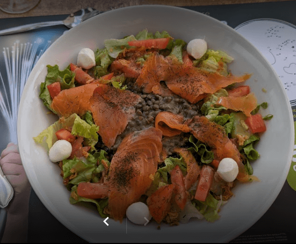 Salade truite
