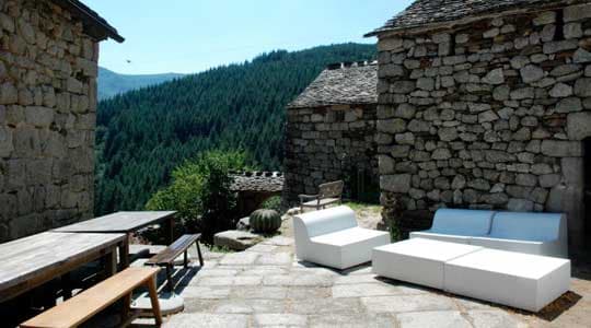 La maison de Jules - la terrasse