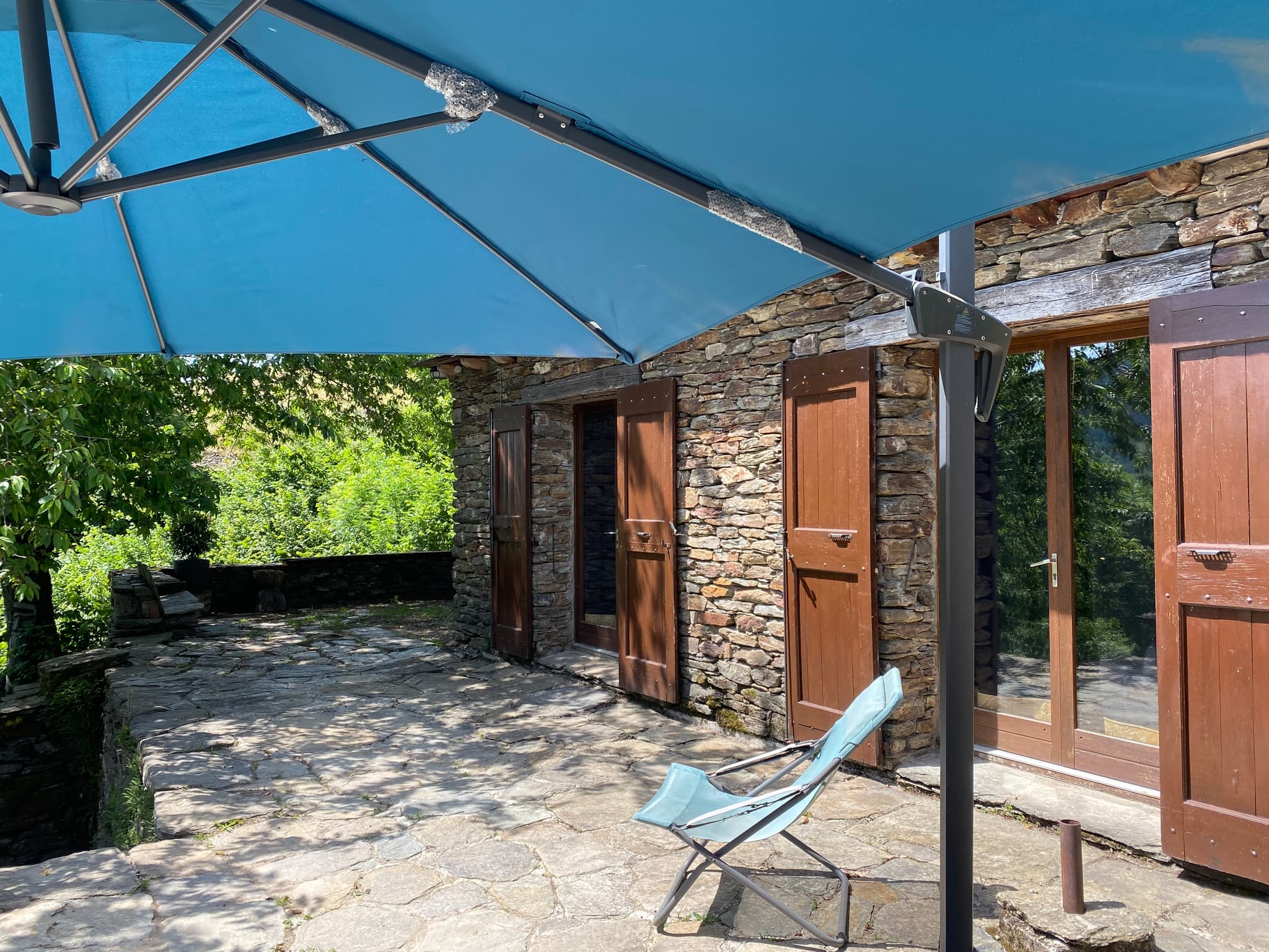 Terrasse ensoleillée