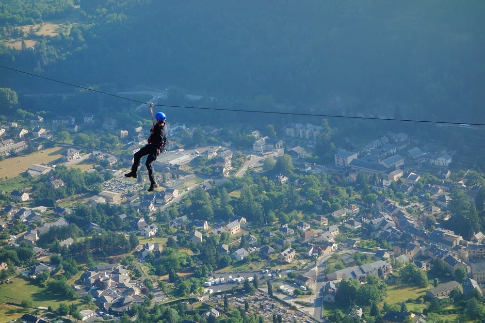 Tyrolienne via ferrata de Florac - Cévennes Evasion