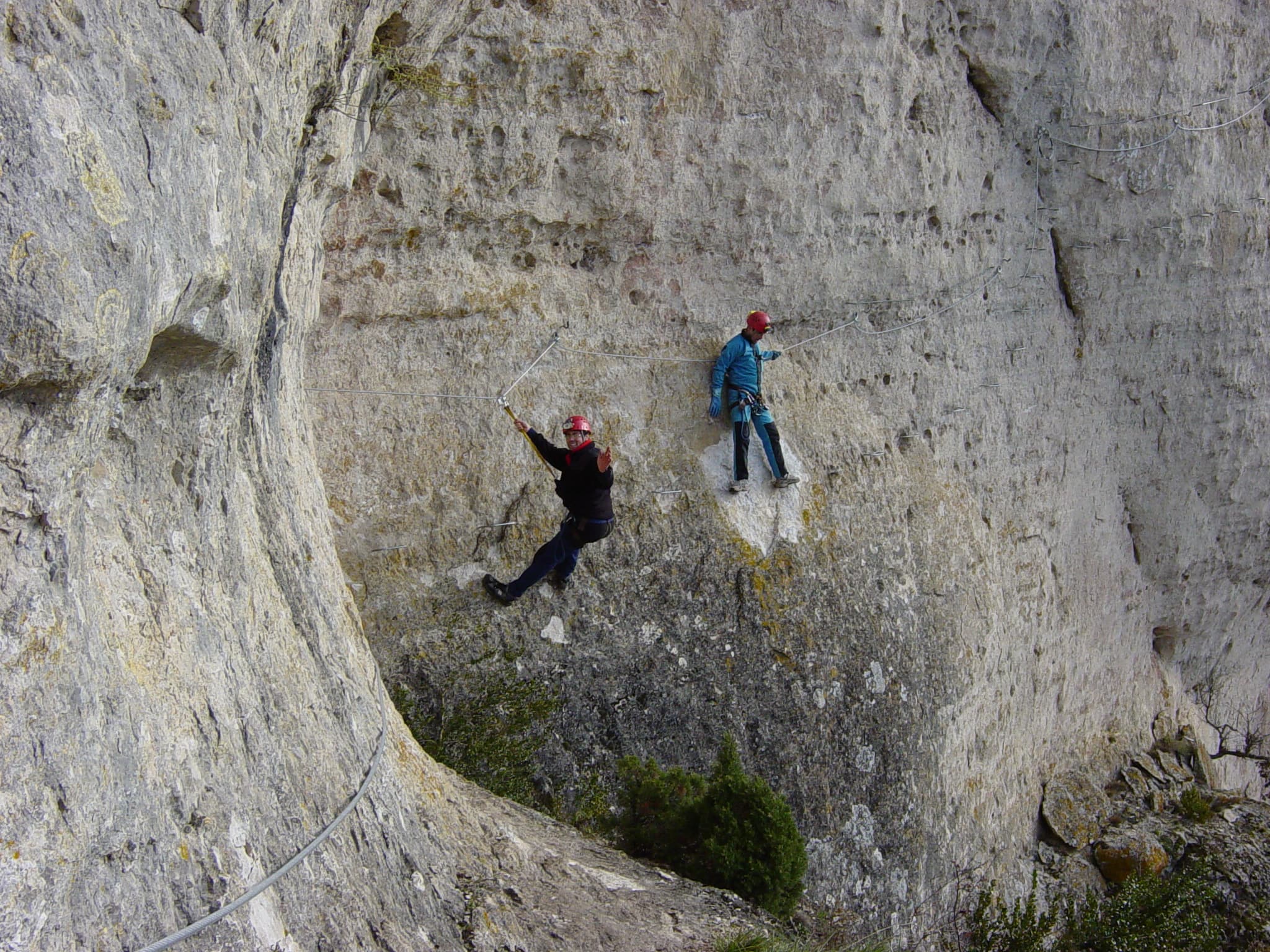 Via ferrata sans les mains
