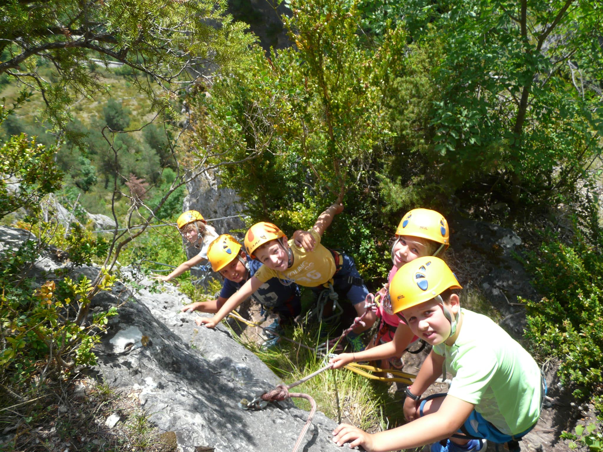 Via ferrata à la queuleuleu