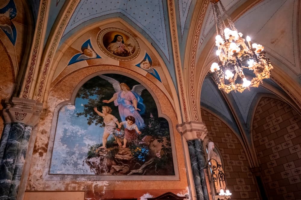 Eglise peinture Masutti Baleyssagues