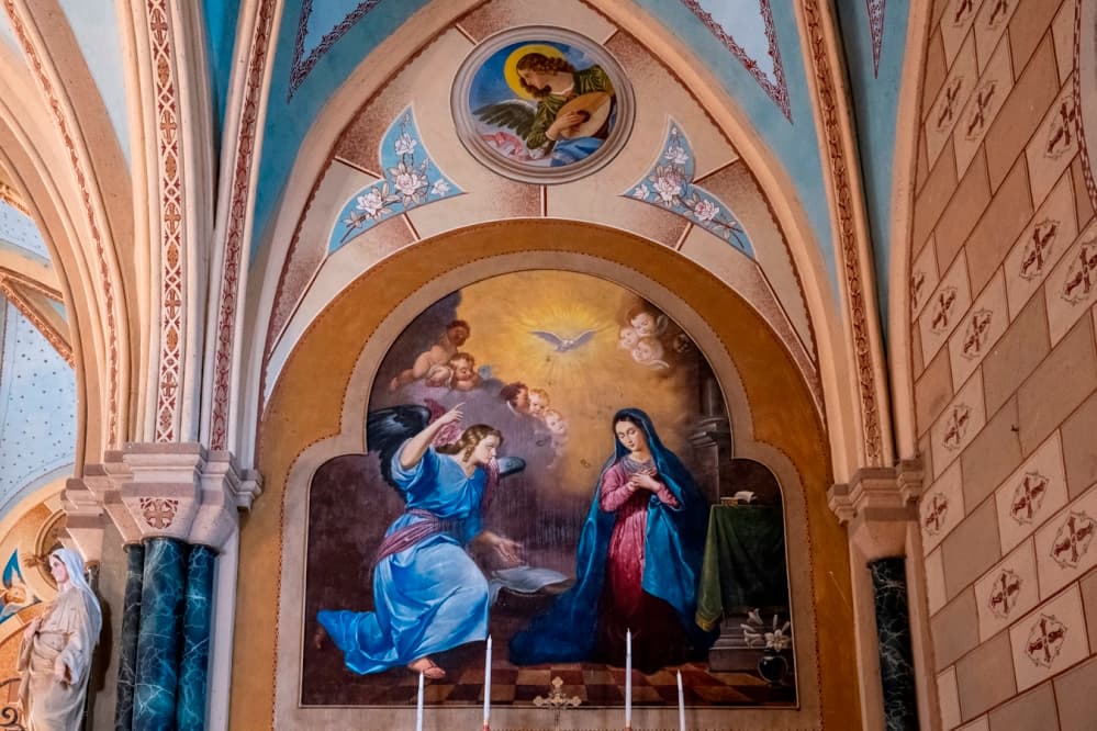 Eglise peinture Masutti Baleyssagues