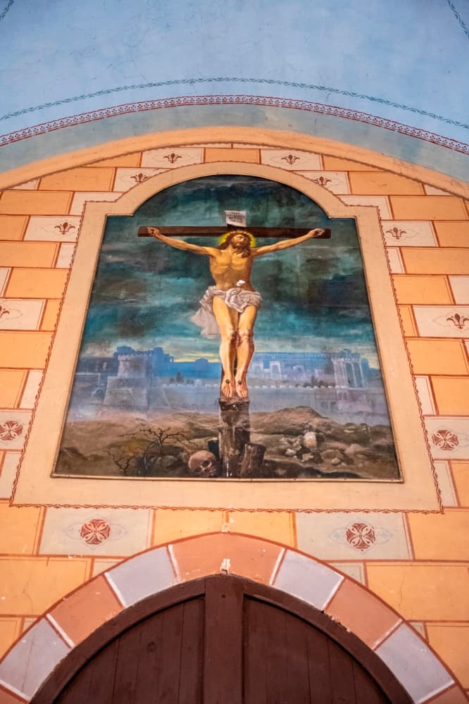 Eglise peinture Masutti Baleyssagues