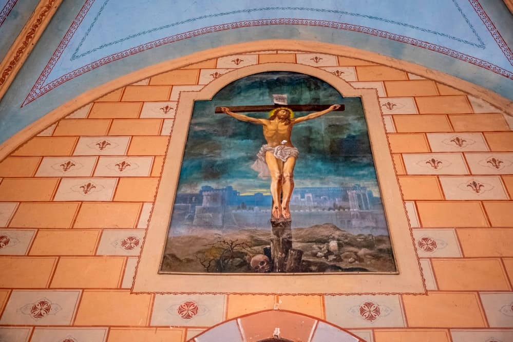 Eglise peinture Masutti Baleyssagues