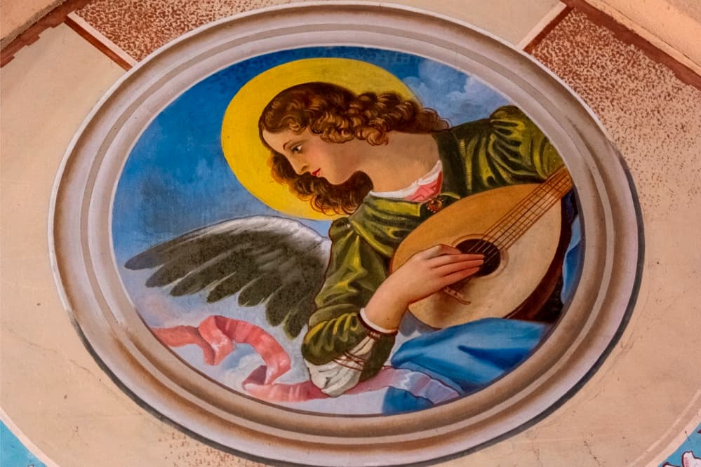 Eglise peinture Masutti Baleyssagues