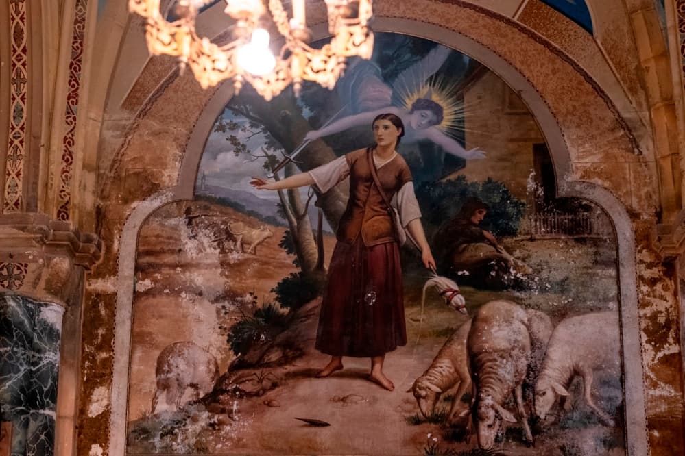 Eglise peinture Masutti Baleyssagues