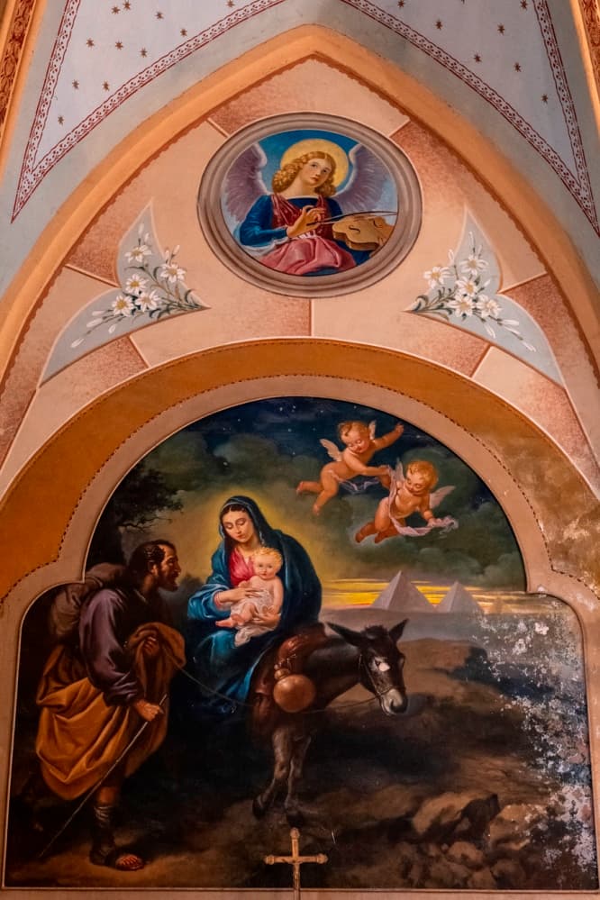 Eglise peinture Masutti Baleyssagues