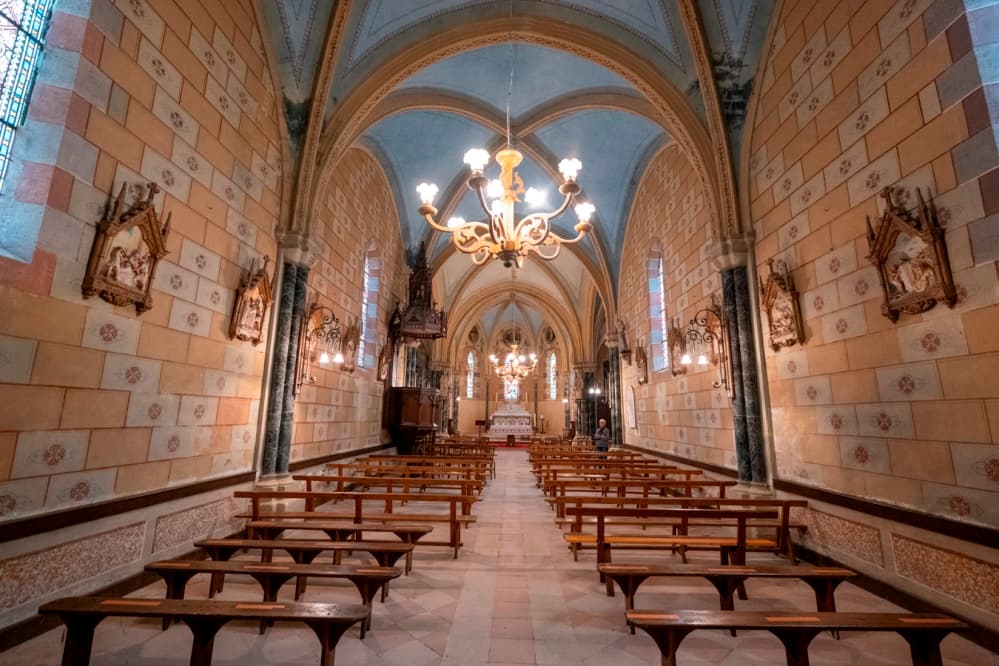 Eglise peinture Masutti Baleyssagues