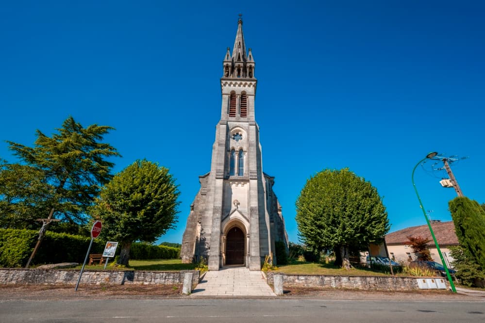 Eglise peinture Masutti Baleyssagues
