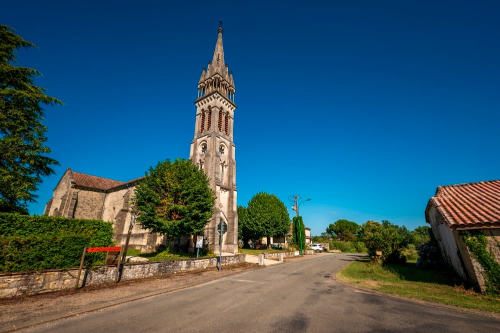 Eglise peinture Masutti Baleyssagues