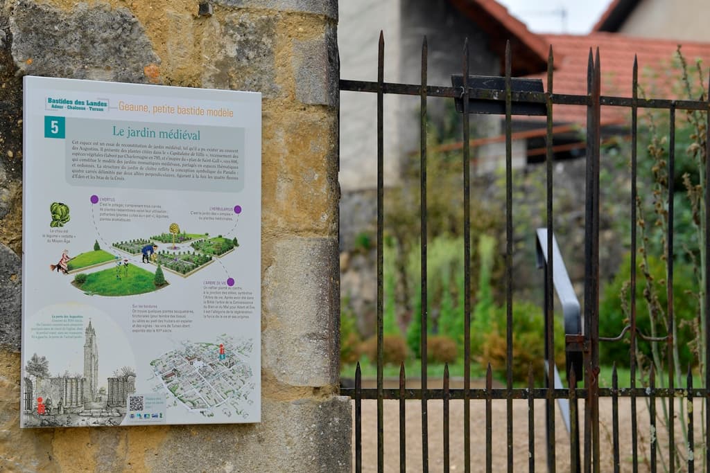 Geaune jardin médiéval
