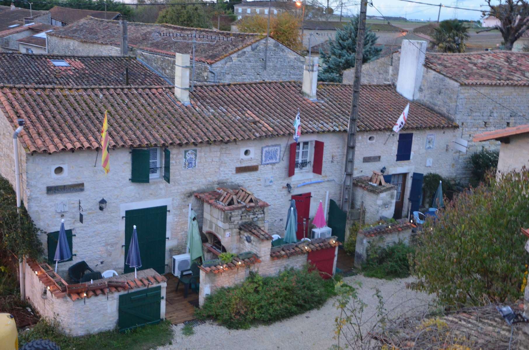 Vue d'ensemble des 3 gîtes