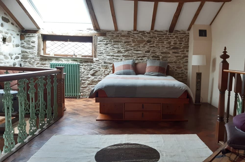 chambre de 3 personnes à l'étage