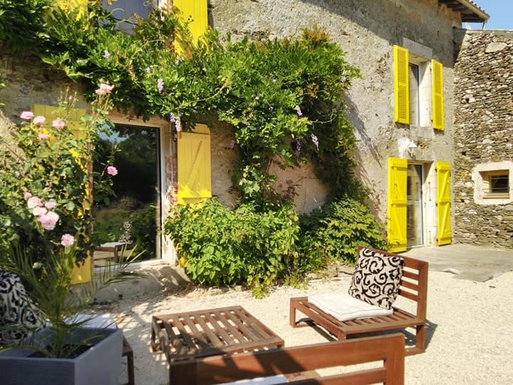Terrasse Le gite du Presbytère