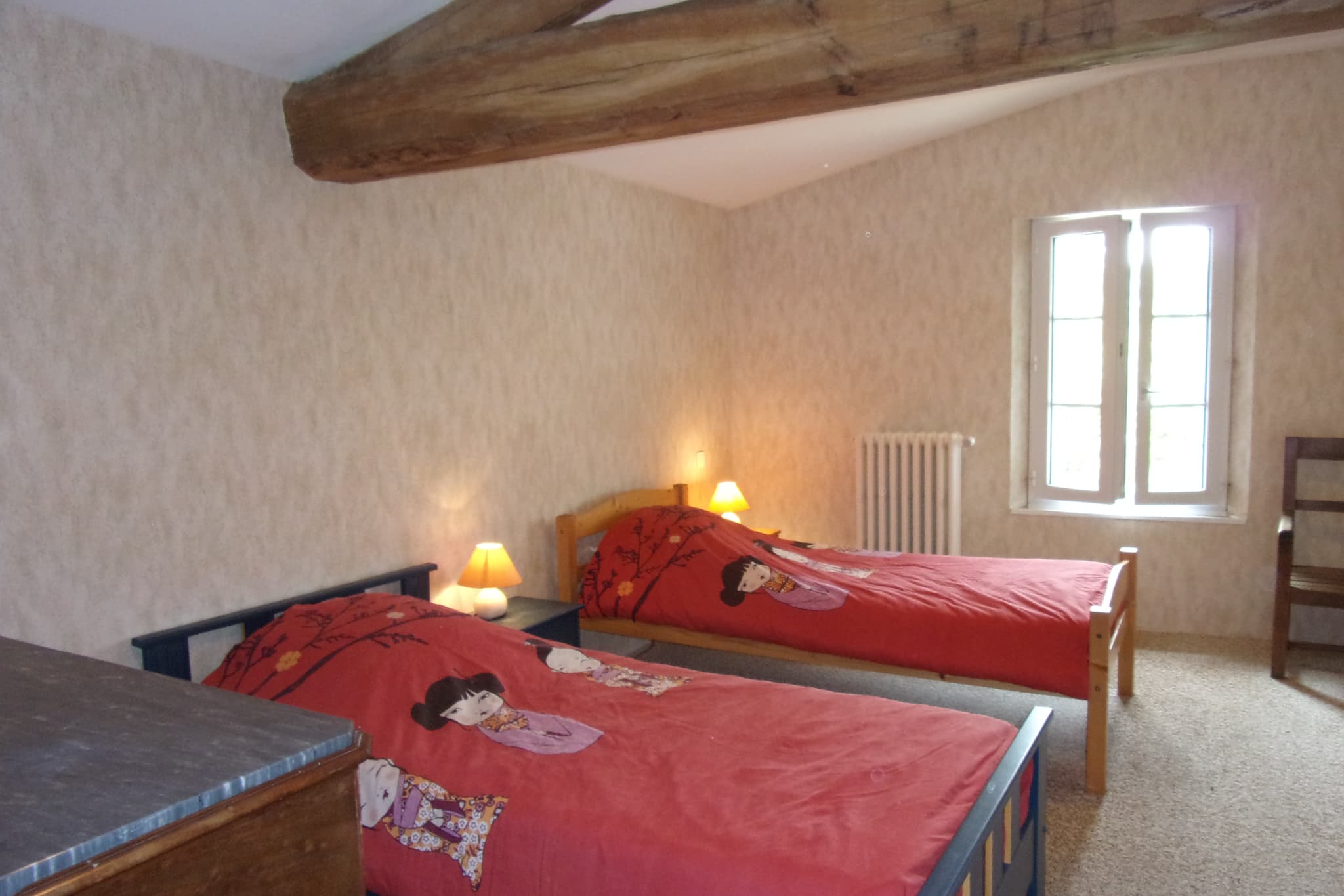 Chambre 2 lits 90