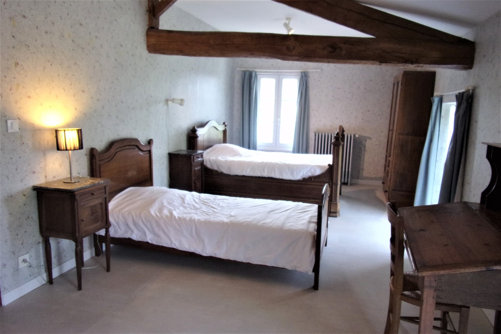 Chambre lit 90 et 110