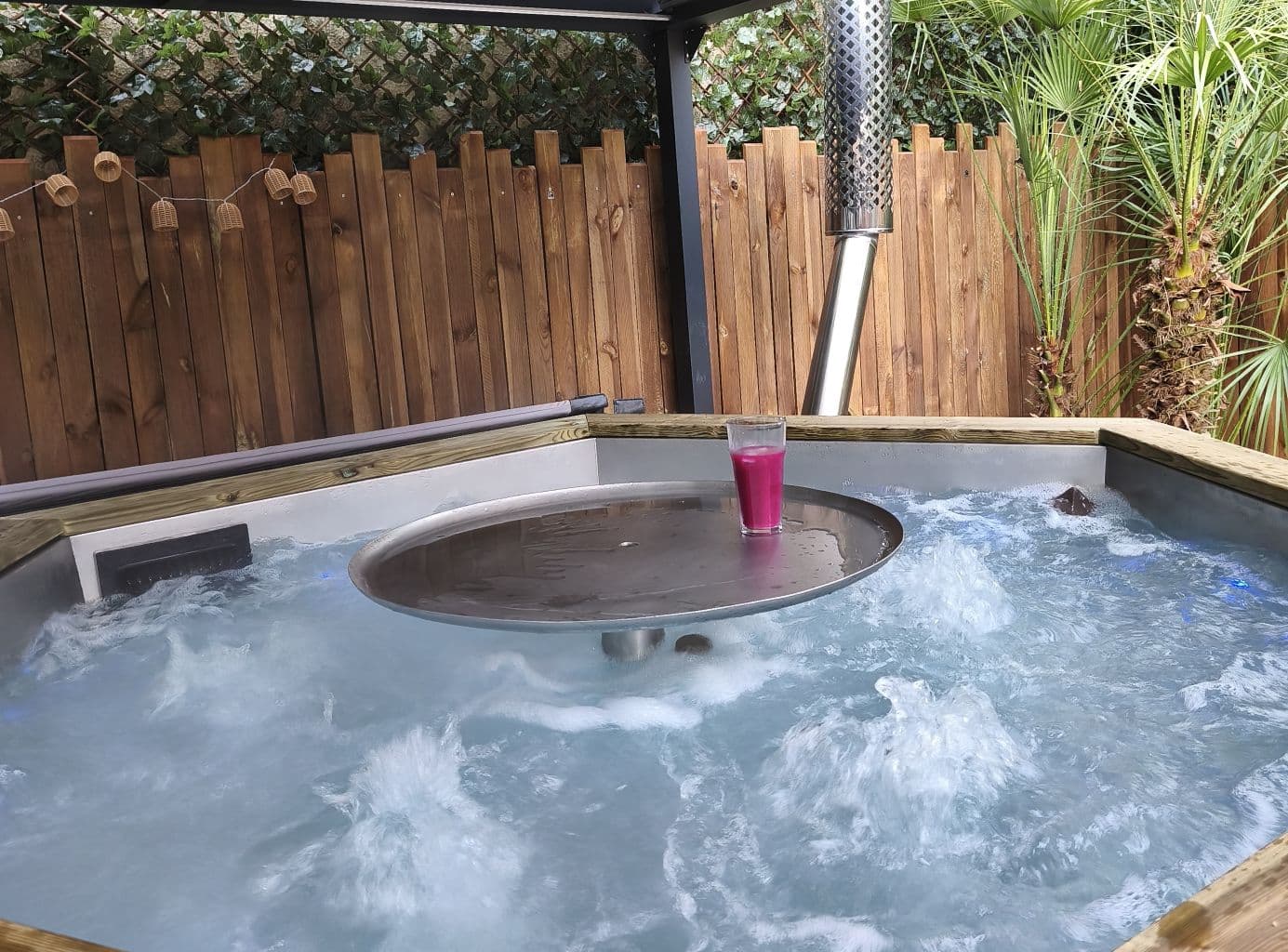 bain extérieur chauffé