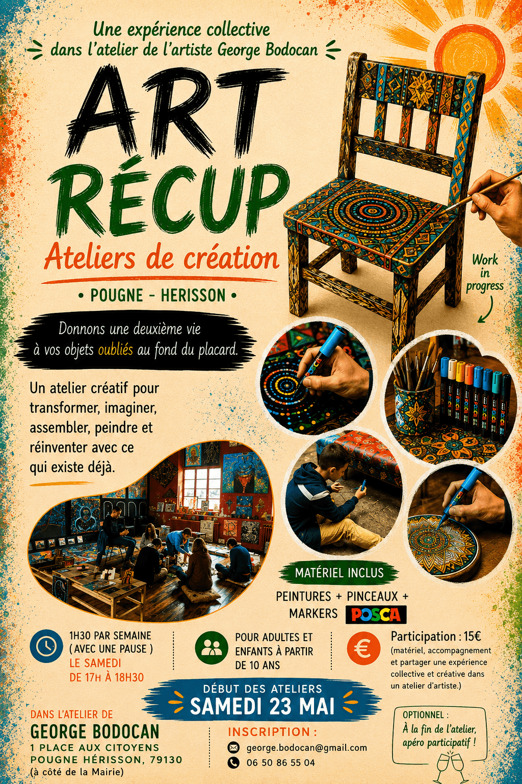 Atelier - Art récup