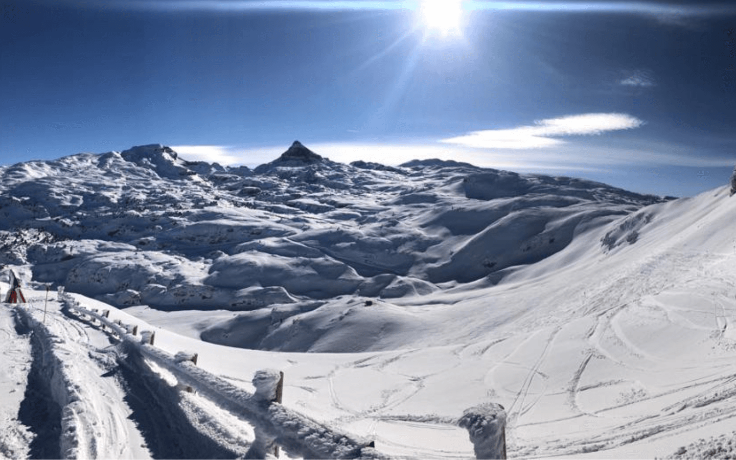 Vue montagne Hiver