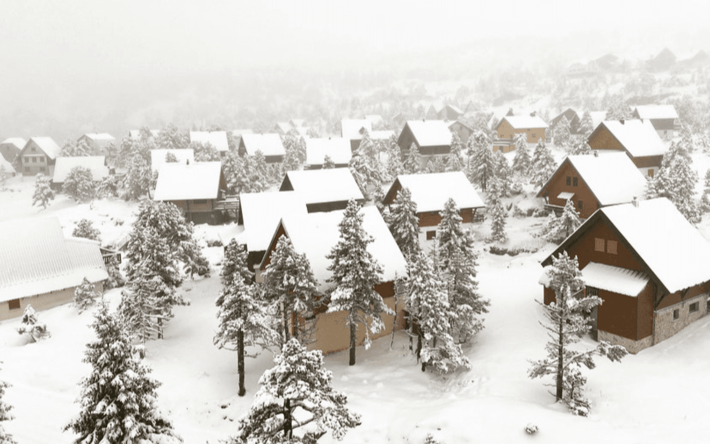 Vue de la résidence Hiver