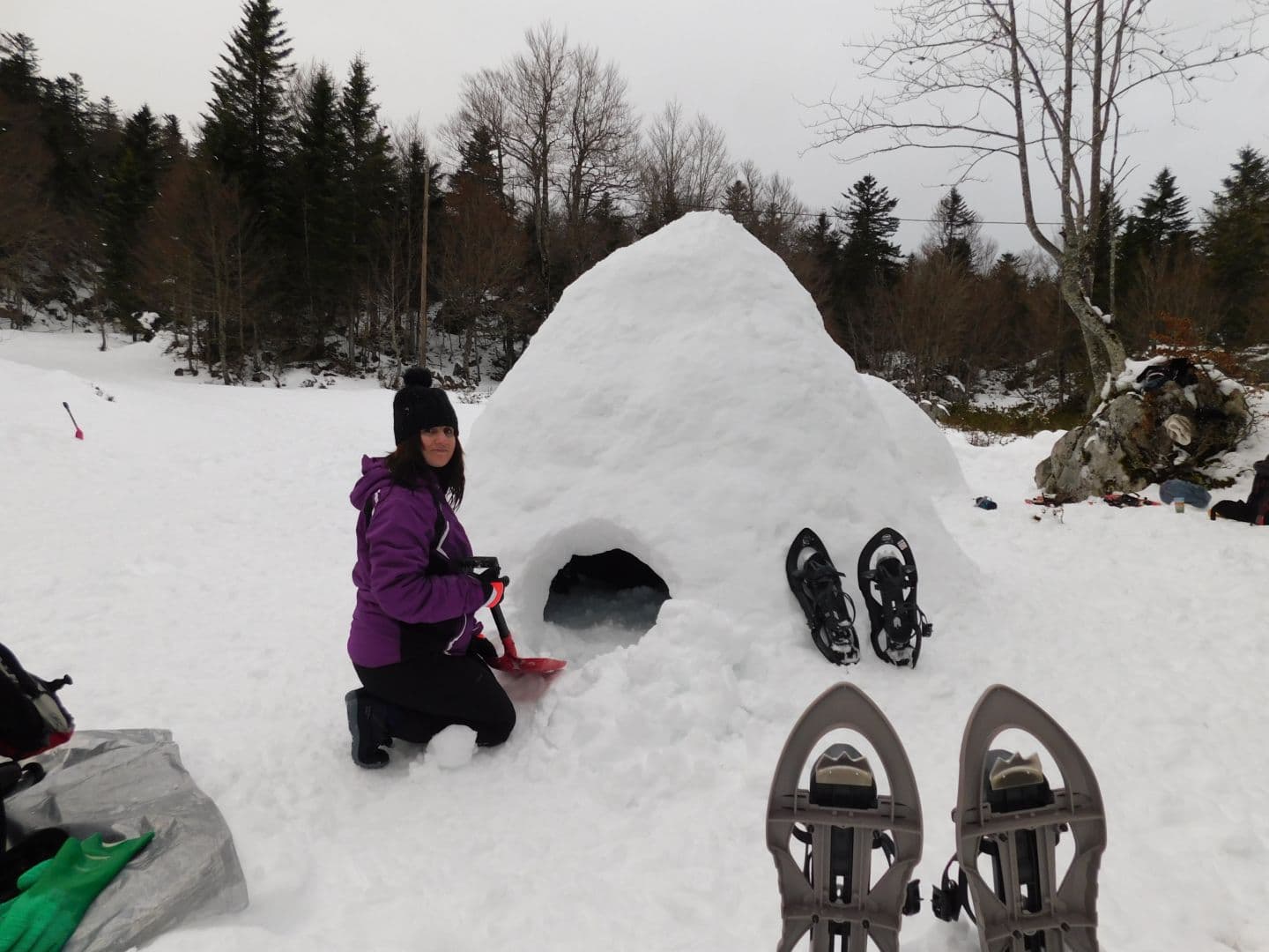 Nuit sous igloo