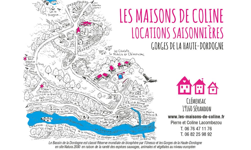 Les maisons de Coline hébergements en pleine nature à prix abordables