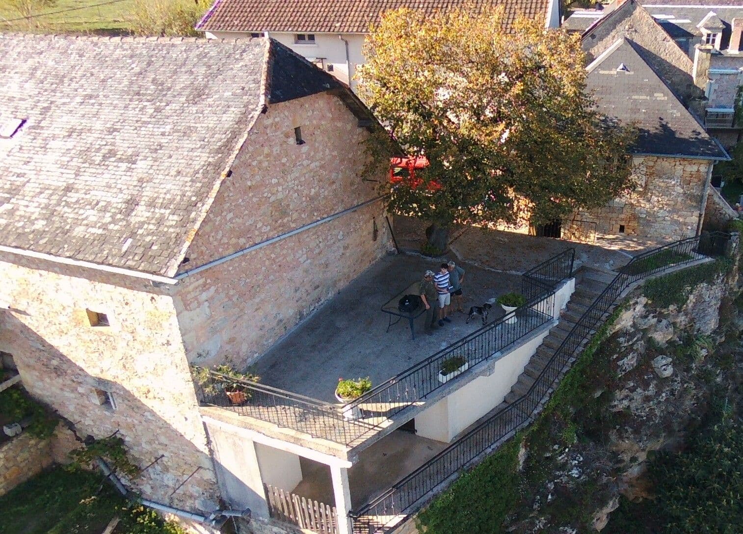 Vue aérienne de la terrasse_5