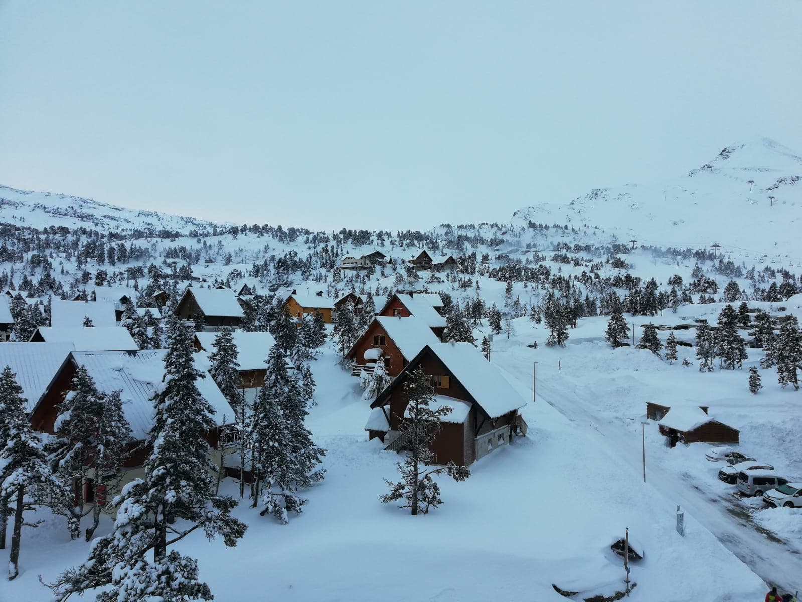 Vue du balcon plein Sud