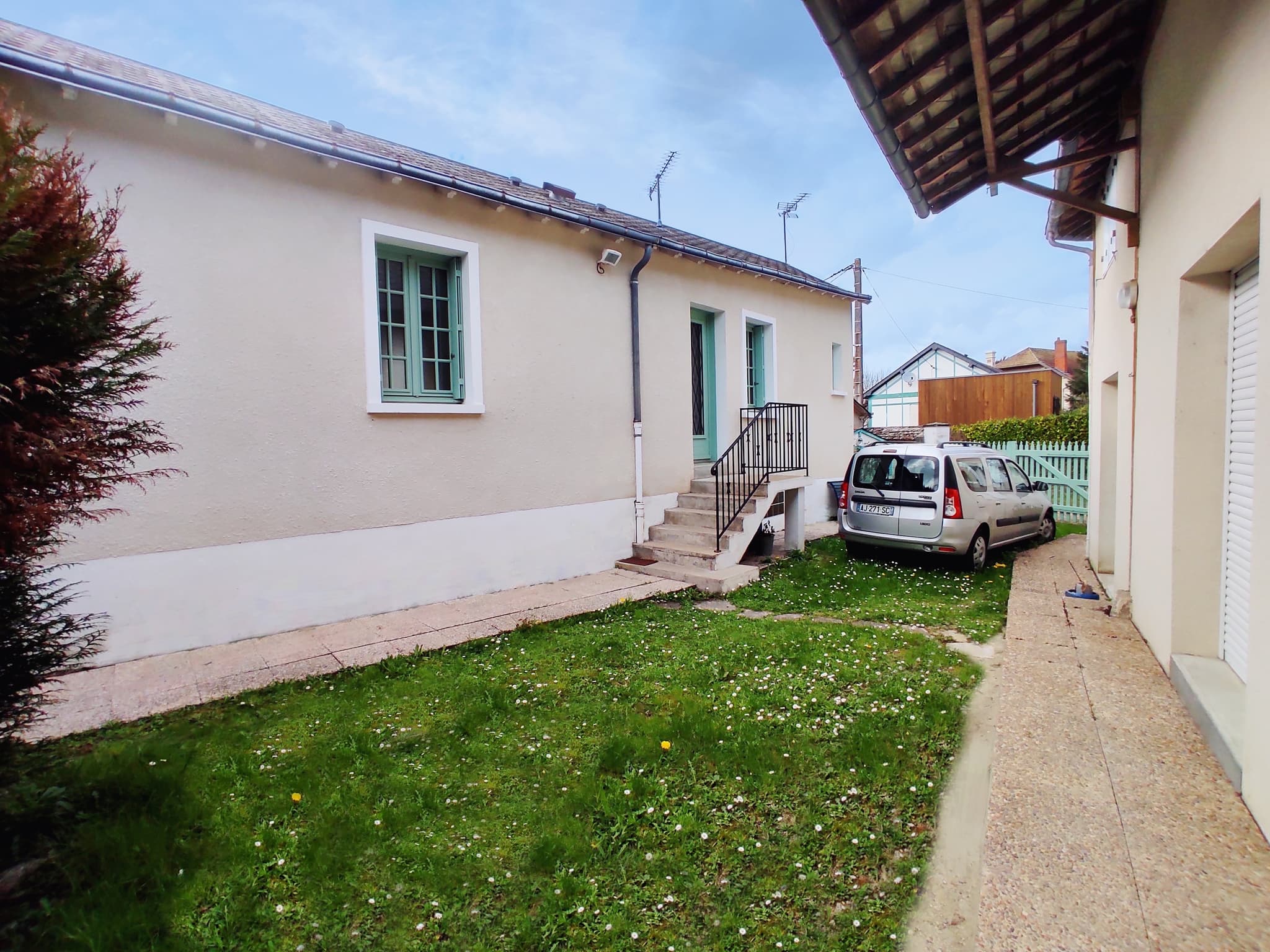 Jardin arrière - Accès appartement n°3