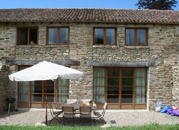 Gîte des Cisterciens - côté terrasse
